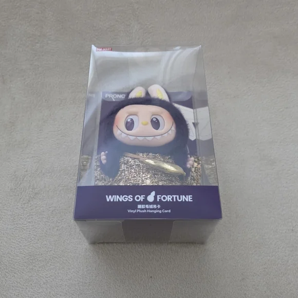 💜Authentic Pop Mart, Labubu X Pronounce - Wings Of Fortune Vinyl Plush - Picture 4 of 9